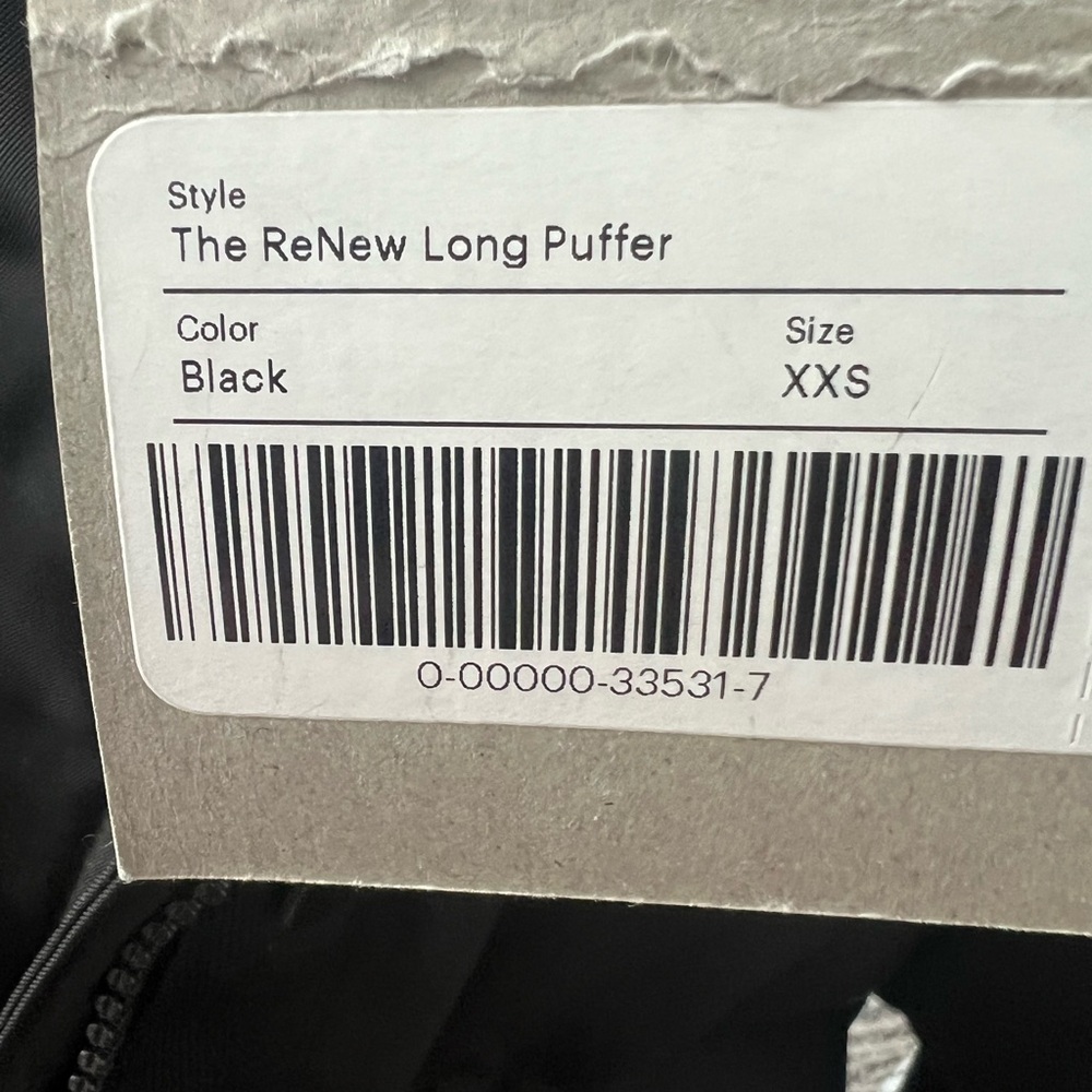 Everlane ReNew Long Puffer Jacket XXS Black - Picture 4 of 10